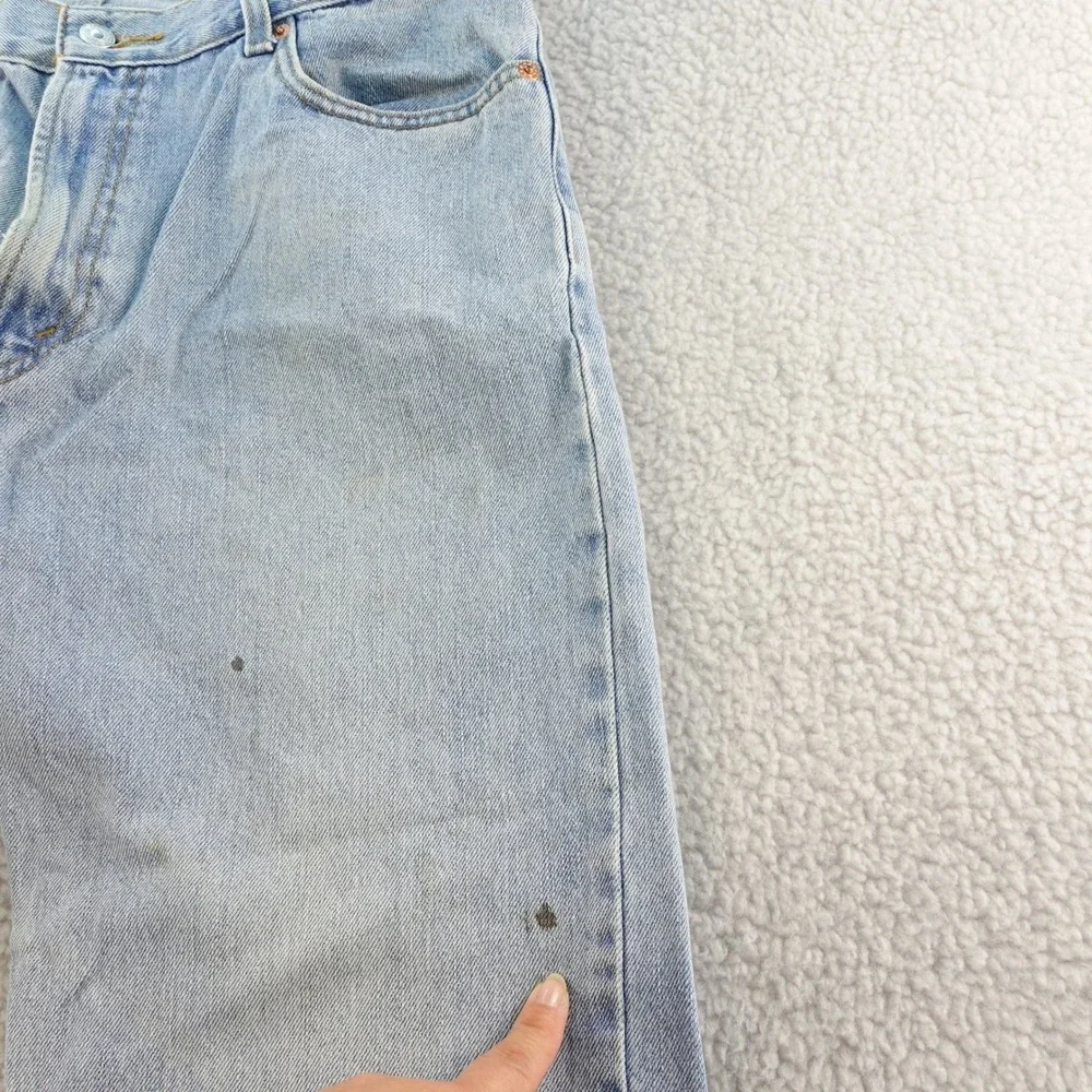 Vintage Levis 505‎ Mens 36x30 Jeans Light Wash Regular Fit Denim Pants Workwear